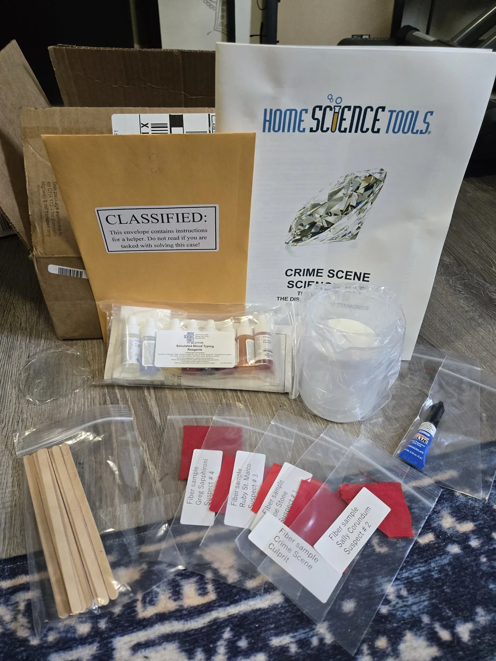 Home Science Tools - Crime Scene Investigation Kit – Unused